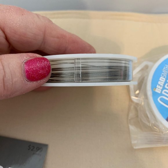 JEWELRY MAKING WIRE & STRING 9 SPOOLS - Picture 6 of 14